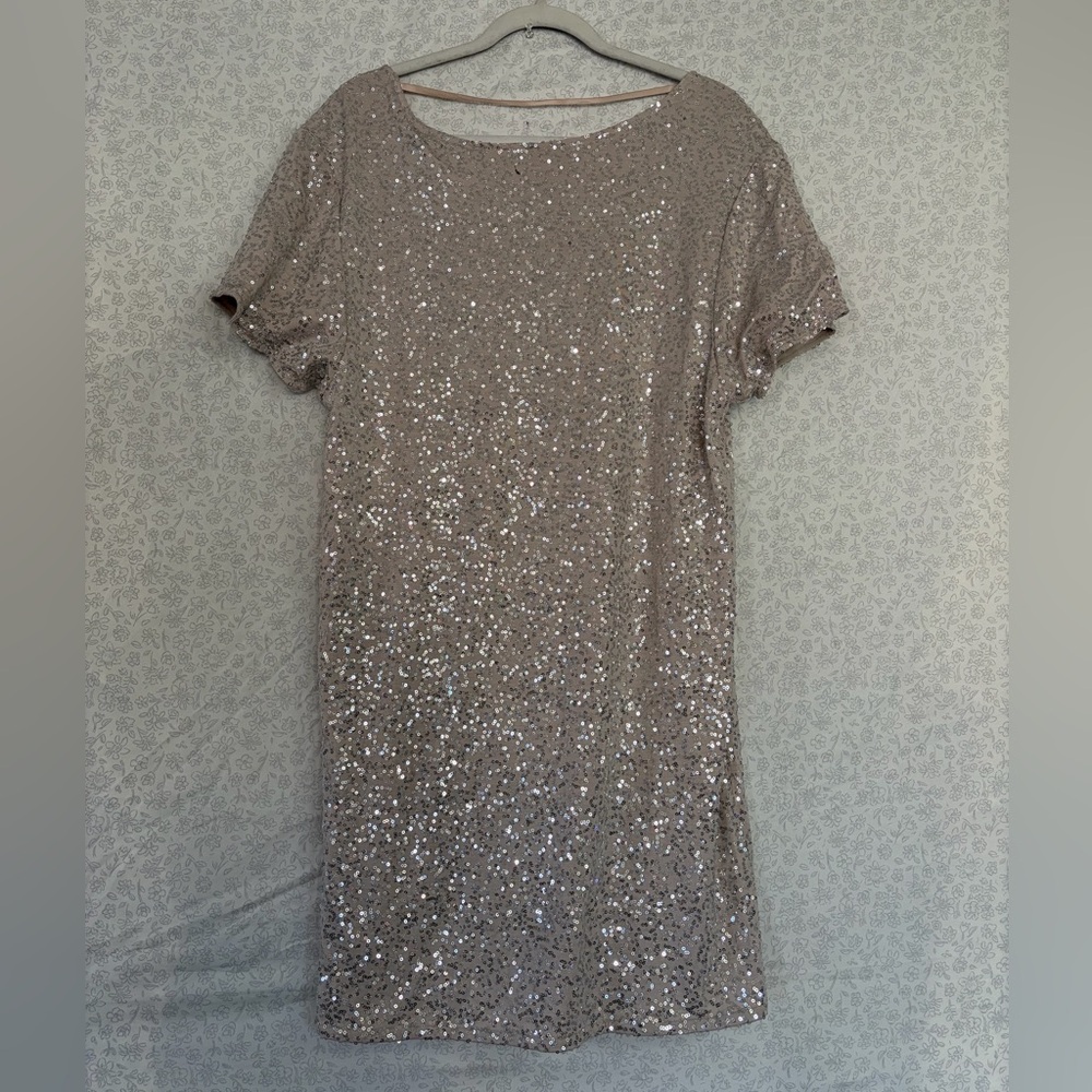 Victoria's Secret Gold Sequin Mini Dress - Picture 4 of 12